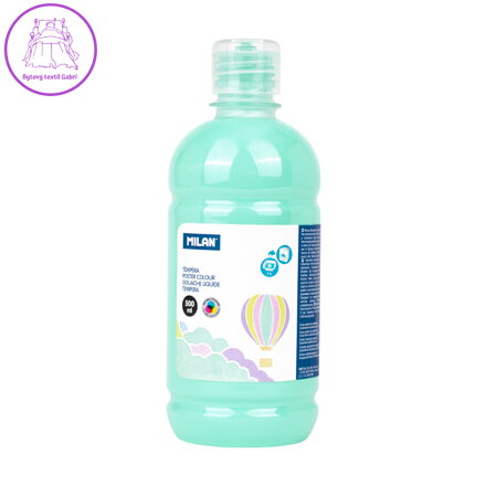 Barva temperová 500ml zelená pastelová