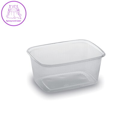 Miska hranatá průhledná 250 ml / 100ks /