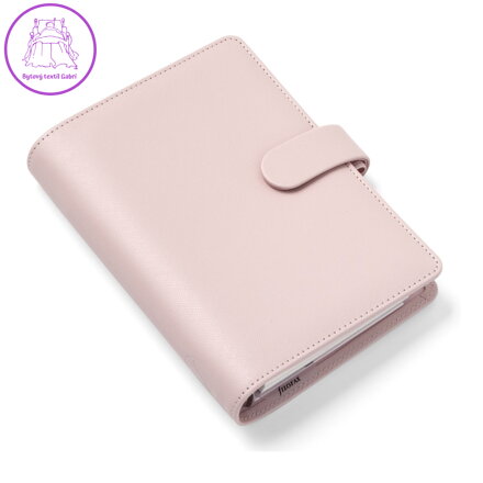 Diář Filofax Saffiano blush, osobní