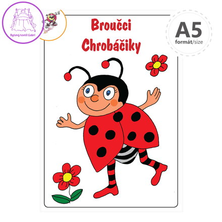 Omaľovánka A5 - Broučci