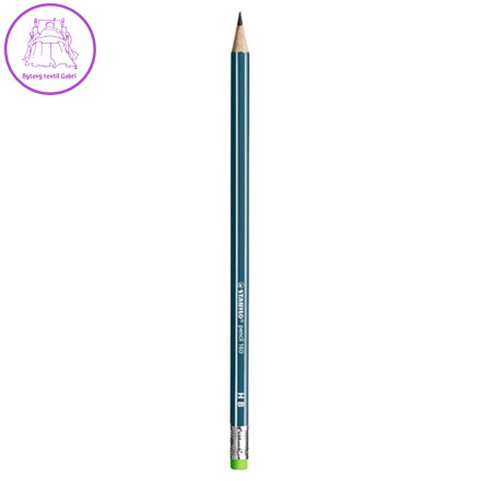 Tužka grafitová HB STABILO pencil 160 s gumou - zelená