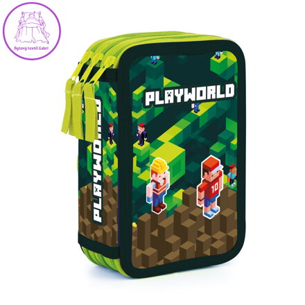 Penál 3 p. prázdný Playworld