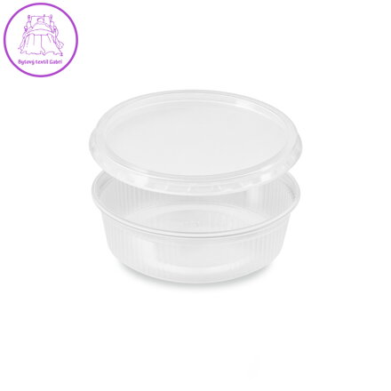 Miska (PP) kulatá průhledná 125ml + víčko [250 sad]