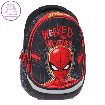 Školní batoh SEVEN anatomický - Spider Man WEBBED WONDER