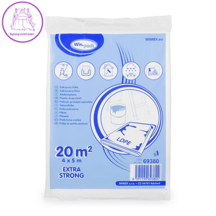 Zakrývací fólie 4 x 5 m, 30 um