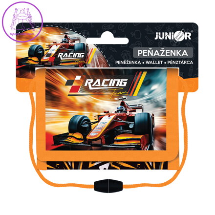 Dětská textilní peněženka JUNIOR S8 - Racing Team