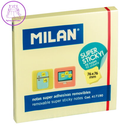 Blok lep MILAN 76 x 76 mm 90 l.