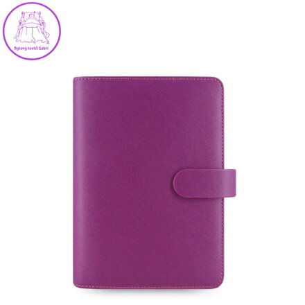Diář Filofax Saffiano malinový, osobní