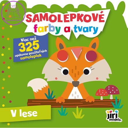 Samolepky barvy a tvary pro děti JM Zvířata v lese