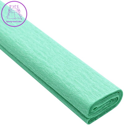 Krepový papír JUNIOR 200x50 cm - mentolový 26