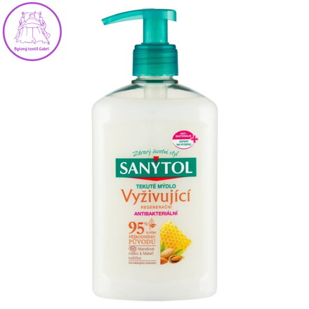 SANYTOL Dezinfekční mýdlo Vyživující mandlové mléko a mateří kašička 250 ml
