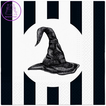 Ubrousky PAW L 33x33cm Striped hat