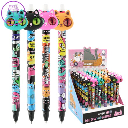 Váleček gelový/gumový JUNIOR Meow 0,5 mm - modrý