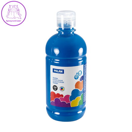 Barva temperová 500ml modrá azurová