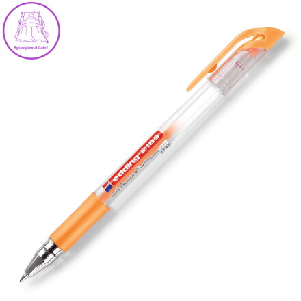 Gélový roller Edding 2185 metalický pastelovo oranžový