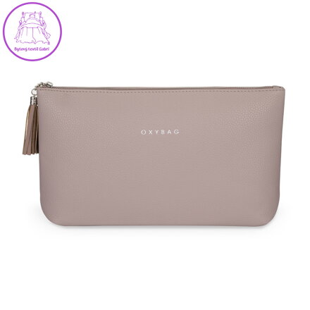 Kosmetická taška ELEGANCE MAXI Leather Mocca