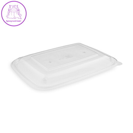 Viečko vypuklé priehľadné PP pre menu misu L 25x18,5 x 2 cm, sada 50 ks