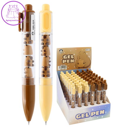 Gelové pero XML-034 Capybara - modrá náplň Gelové pero XML-034 Capybara - modrá náplň