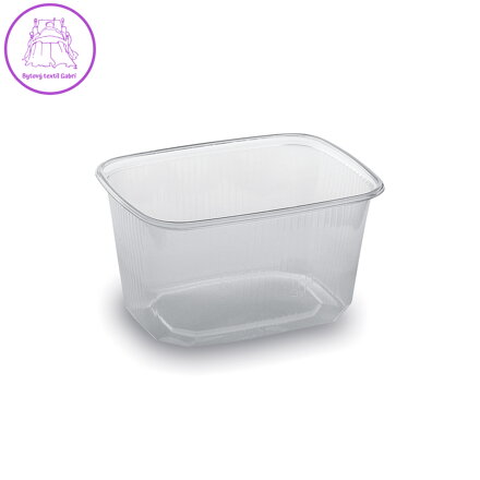 Miska hranatá průhledná 250 ml / 100ks /
