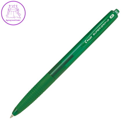 Pero kuličkové PILOT SuperGrip-G 0,7 mm - zelená náplň Pero kuličkové PILOT SuperGrip-G 0,7 mm - zelená náplň