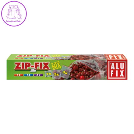 Univerzální sáčky ZIP-FIX se zipovým uzávěrem, mix 1L/7ks, 3L/5ks, 6L/3ks