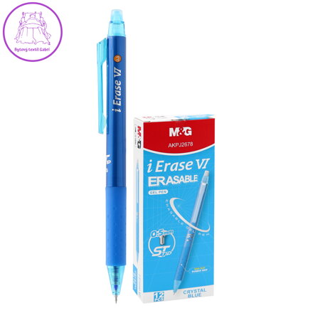 Roller gélový/gumovací M&G iErase VI 0,5 mm - modrý atrament Roller gélový/gumovací M&G iErase VI 0,5 mm - modrý atrament