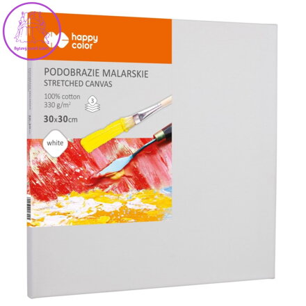Malířské plátno Happy Color 30x30 cm na rámu - bílé