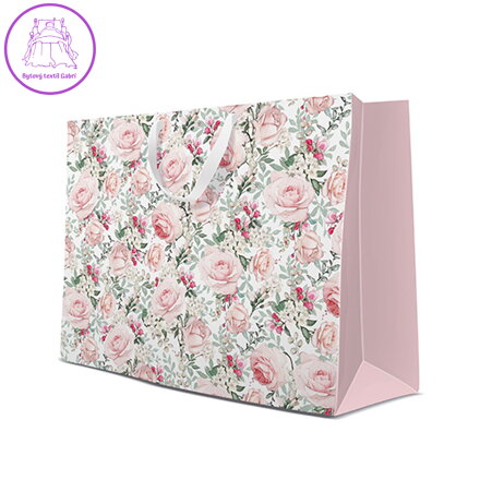 Darčeková taška Gorgeous Roses  maxi - 54x44x16 cm