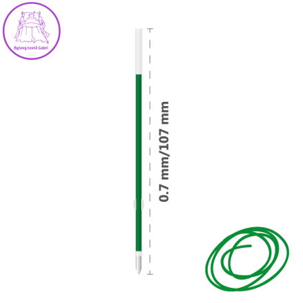 Náplň gelová MILAN Dry-Gel 0,7 mm, zelená