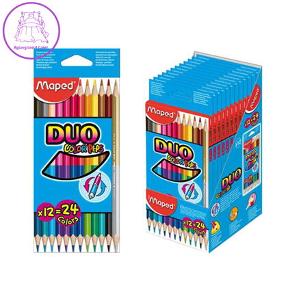 Pastelky MAPED "COLOR'PEPS" DUO 12 ks