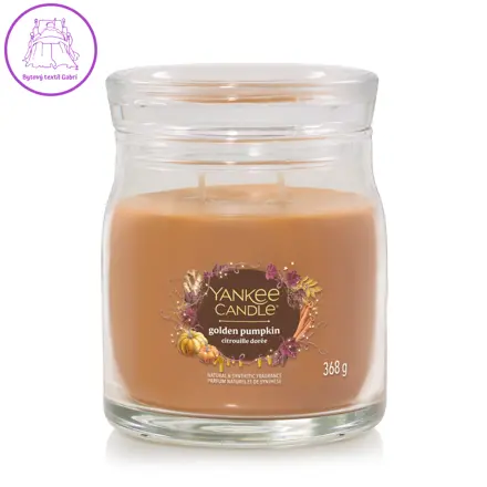 Svíčka Yankee Candle - GOLDEN PUMPKIN, střední Svíčka Yankee Candle - GOLDEN PUMPKIN, střední