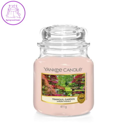 Svíčka Yankee Candle -  TRANQUIL GARDEN, střední