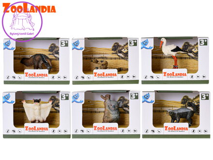 Zoolandia zvířátko safari 6druhů v krabičce