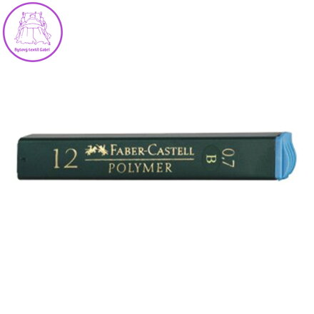 Grafitové tuhy FABER-CASTELL B / 0,7 mm, 12 ks
