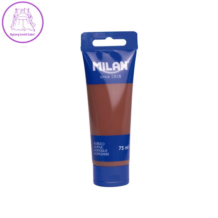 Barva akrylová MILAN 75 ml - hnedá sienna