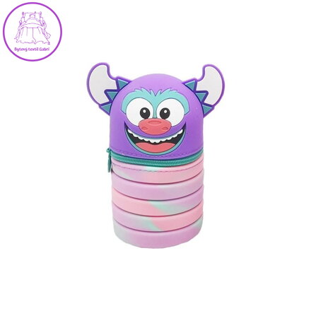 Pouzdro na pera MONSTER PURPLE 1-zipové