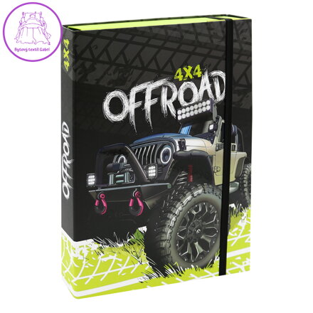 Box na sešity A4 JUMBO - Offroad