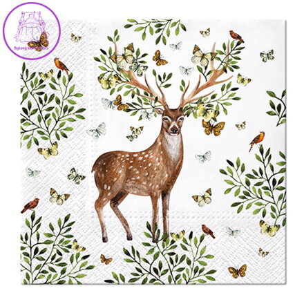 Ubrousky PAW L 33x33cm Lesní paroží