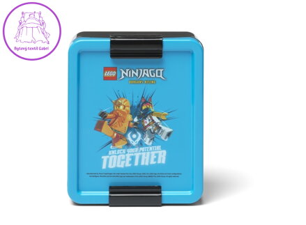LEGO Ninjago box na svačinu - modrá