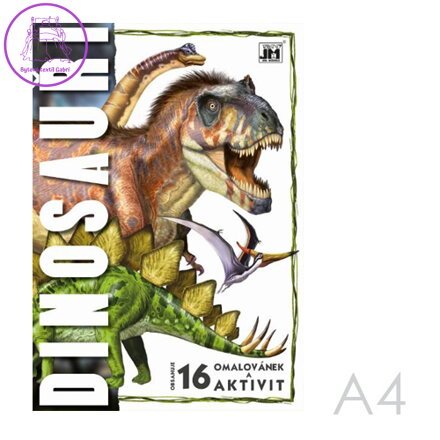 Omalovánka JM A4 Dinosauři