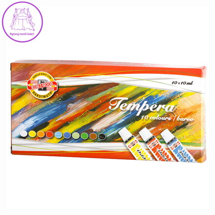 Barvy temperové 10 barev x 10 ml