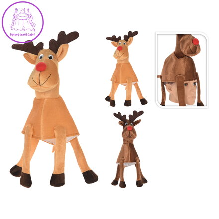 Čepice se sobem 29 cm, 2 barevná provedení