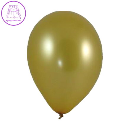 Balón M 25 cm, zlatý /10 ks/
