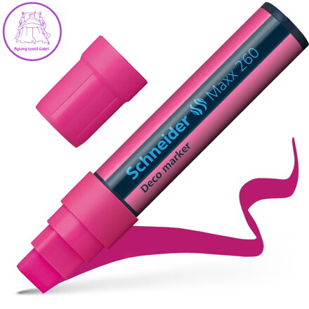 Křídový popisovač Schneider Maxx 260 - růžový
