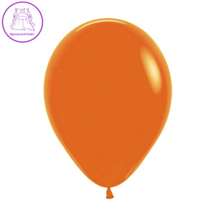 Balón Solid 25 cm, oranžový /100ks/