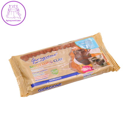 Modelovací hmota 250g tvrdnoucí na vzduchu - hnědá