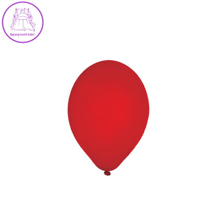 Balón M 25 cm, červený / 10 ks /