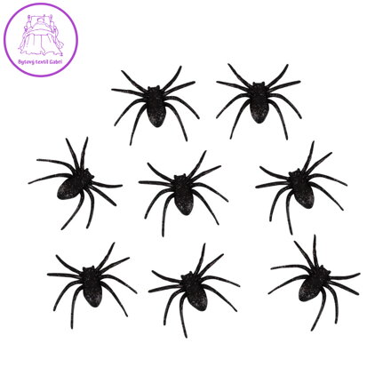 Dekorace pavouk Halloween 8 ks