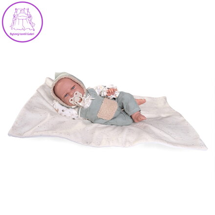 Panenka - novorozená Klára s dekou, 34 cm Panenka - novorozená Klára s dekou, 34 cm