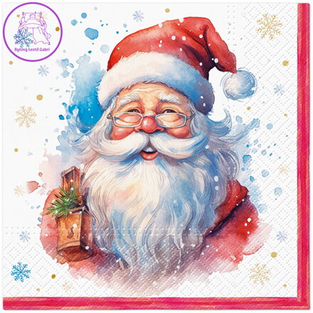 Ubrousky TaT 33x33cm Portrait Of Santa Claus